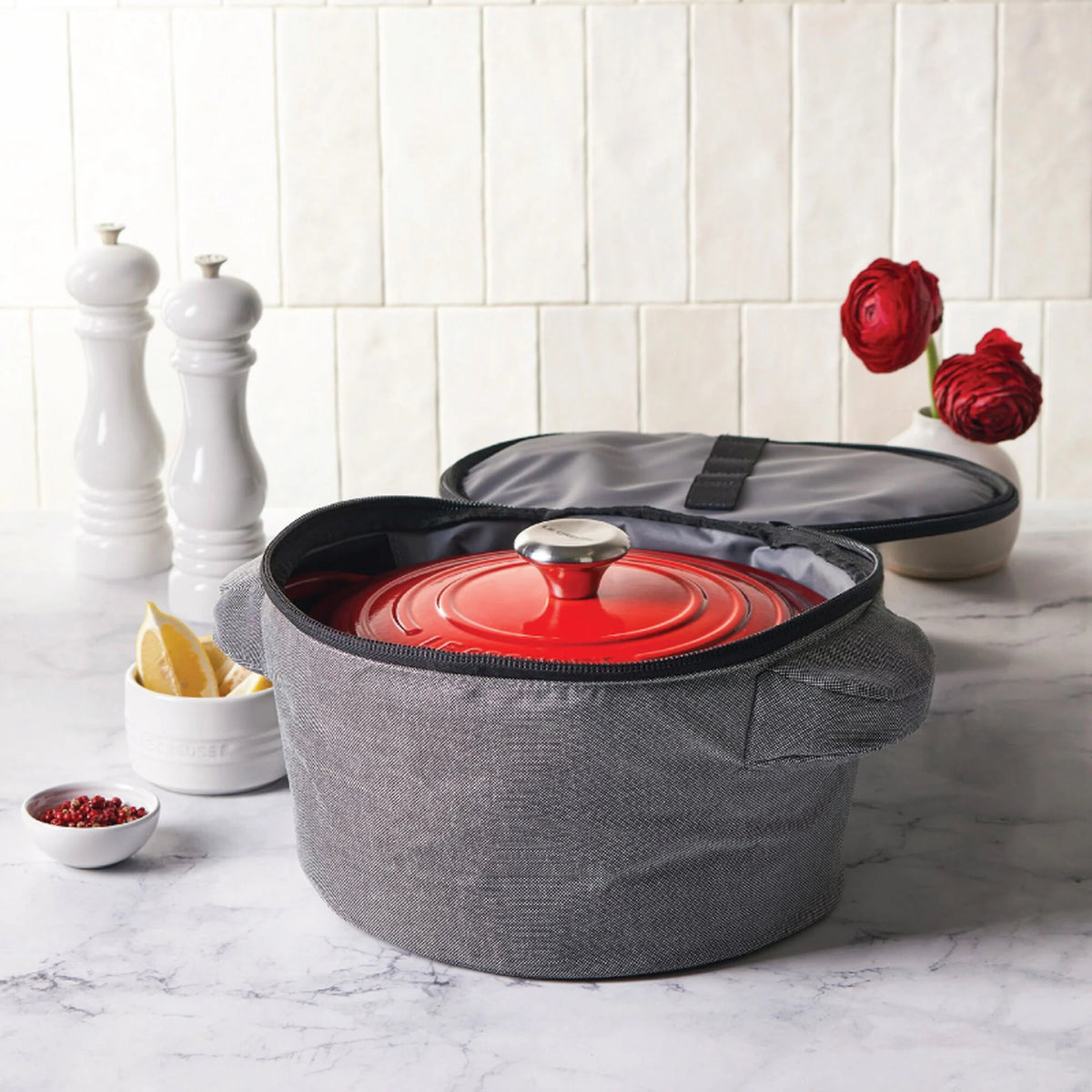 Round Dutch Oven Tote Bag